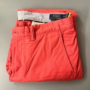 Polo Ralph Lauren 33x32 Straight fit coral chinos